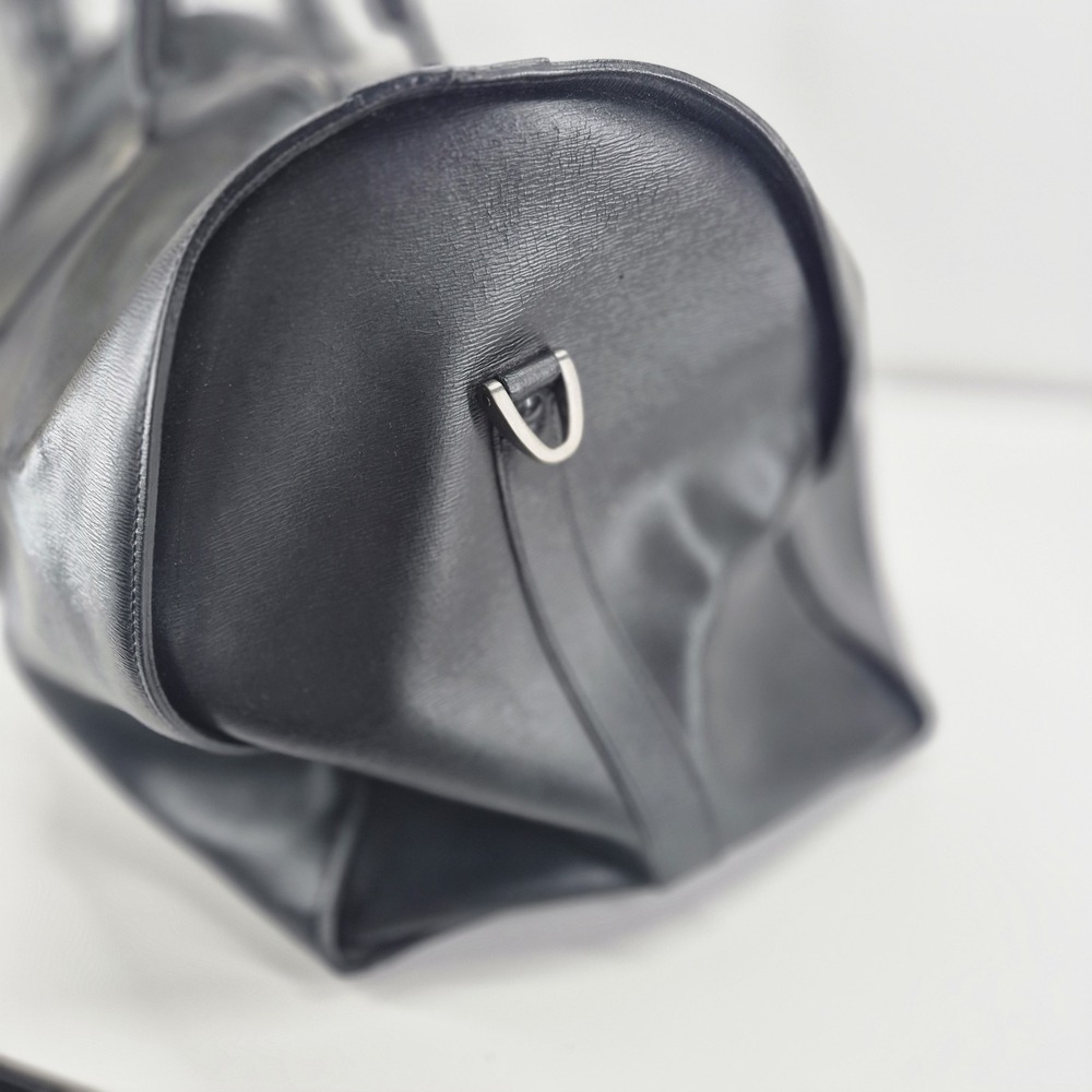 Montblanc 2 Way Boston Bag Duffle Leather Black - Picture 6 of 16
